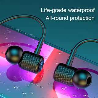 Auriculares Bluetooth Deportivos Magnéticos Negros
