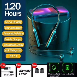 Auriculares Bluetooth Deportivos Magnéticos Negros