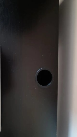 Escritorio IKEA MICKE Negro-Marrón