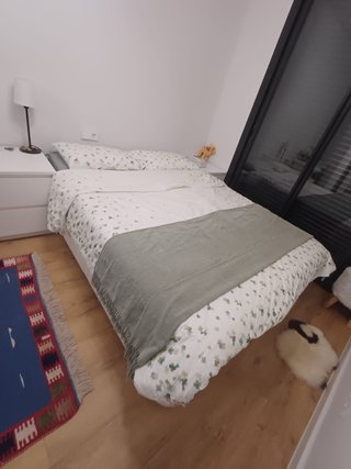 Canapé tapizado, Bomstad blanco  150 cm x 190 cm