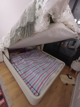 Canapé tapizado, Bomstad blanco  150 cm x 190 cm