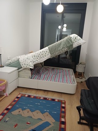 Canapé tapizado, Bomstad blanco  150 cm x 190 cm