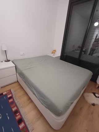 Canapé tapizado, Bomstad blanco  150 cm x 190 cm