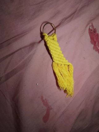 Llavero macramé