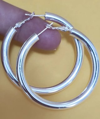 Aros Grandes de 5/6 cm de Plata 925