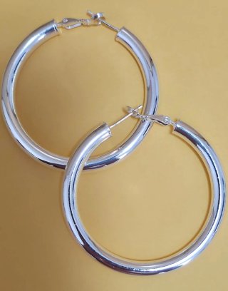 Aros Grandes de 5/6 cm de Plata 925