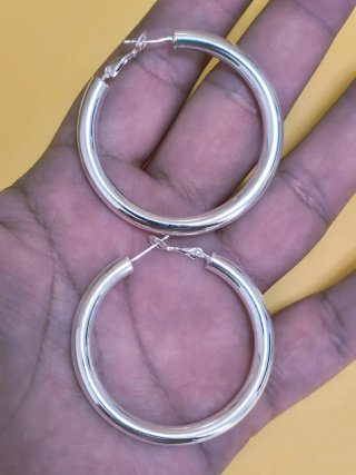 Aros Grandes de 5/6 cm de Plata 925