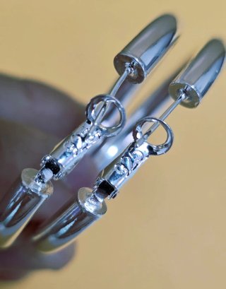 Aros Grandes de 5/6 cm de Plata 925
