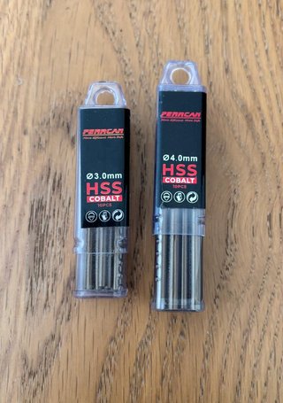 Lote Brocas HSS COBALT 4.0mm