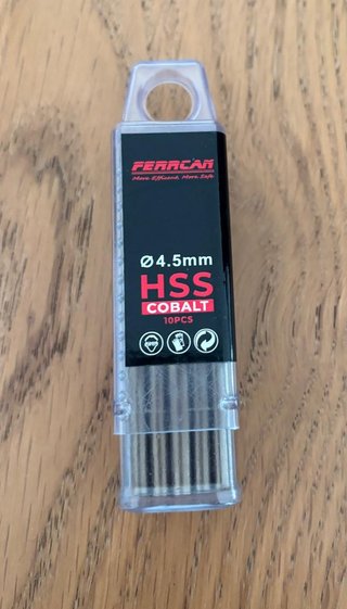 Lote Brocas HSS COBALT 4.0mm