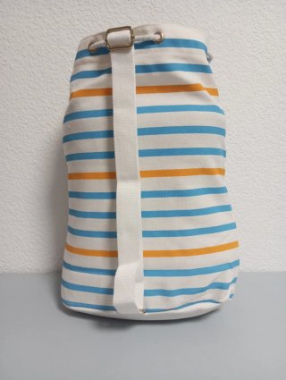 Petate Rochas Rayas Azul Naranja Nuevo