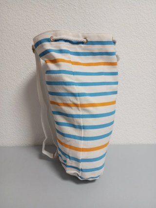 Petate Rochas Rayas Azul Naranja Nuevo