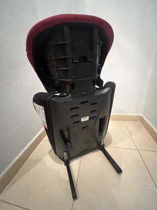 Silla coche Nania negra y roja