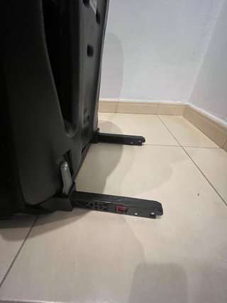 Silla coche Nania negra y roja