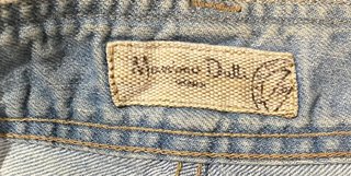 Falda vaquera Massimo Dutti azul