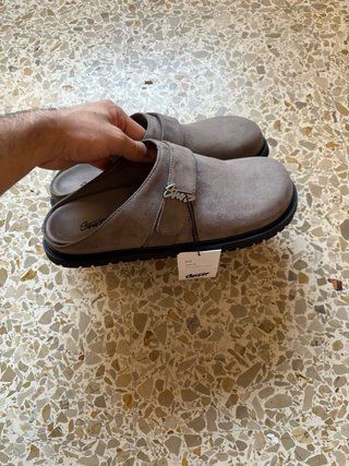 Zuecos STWD Beige/Gris Talla 46