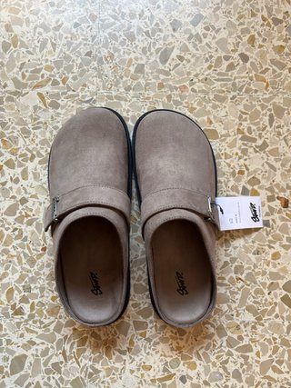 Zuecos STWD Beige/Gris Talla 46