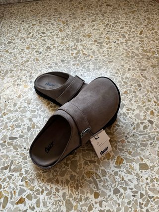 Zuecos STWD Beige/Gris Talla 46