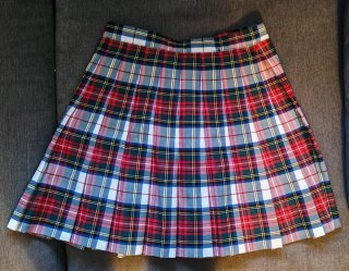 Falda Hélicon cuadros talla 12