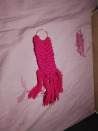 Llavero macramé