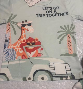 Conjunto niño safari 12-18 meses