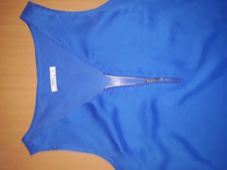 Blusa Bershka azul talla S