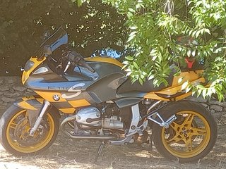 BMW R 1100 S Moto Deportiva Gris/Amarillo