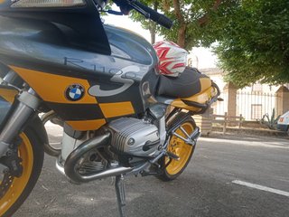 BMW R 1100 S Moto Deportiva Gris/Amarillo