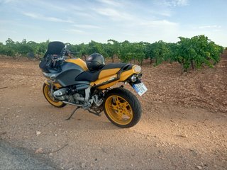 BMW R 1100 S Moto Deportiva Gris/Amarillo
