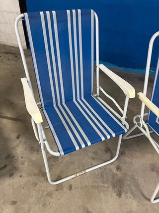 4 Sillas de Camping Plegables