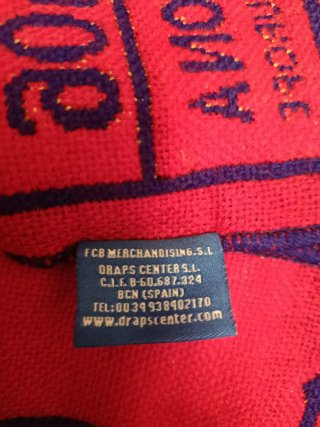 Bufanda FC Barcelona Oficial