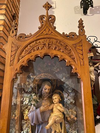 Antigua Imagen San José con Niño Jesús