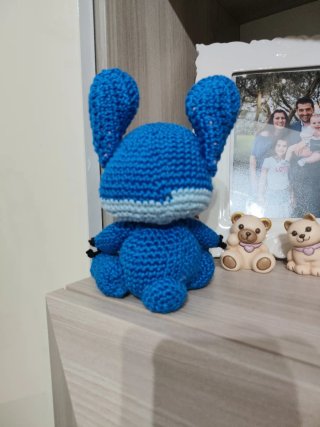 Stitch Amigurumi Uncinetto. 17 cm