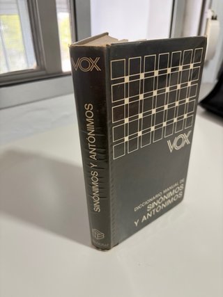Diccionario manual de sinónimos y antónimos