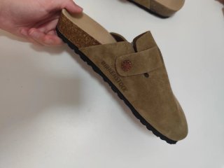 Birkenstock Boston Topo/Gris T38