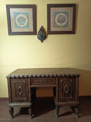 Escritorio Antiguo Castellano 1930-1950
