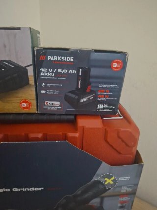 Amoladora Parkside 12V Performance 76mm