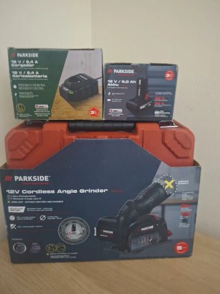 Amoladora Parkside 12V Performance 76mm
