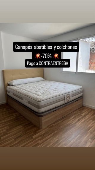 Canape y colchon 140x200 150x200 en oferta