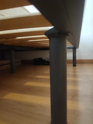 Cama y colchón de tela