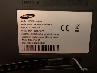 Televisor Samsung Negro