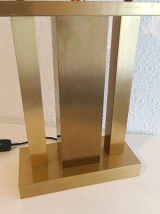 Lámpara de diseño metal dorado