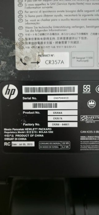 Plotter HP Negro/Gris