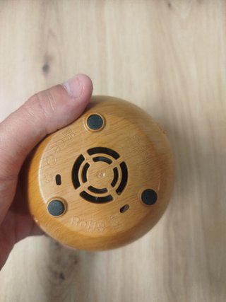 Difusor de Aroma LED Madera y Blanco