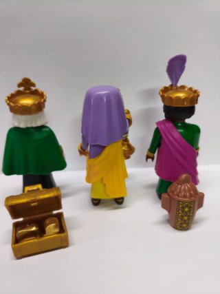 3 Reyes Magos Playmobil con Accesorios