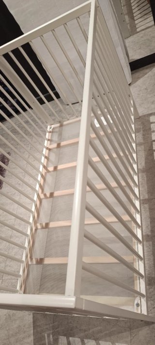 Cuna bebé Ikea blanca + colchón