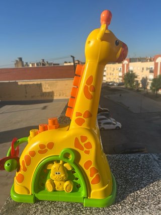 Lote Juguetes Bebé: Jirafa, Pelota  y Libro