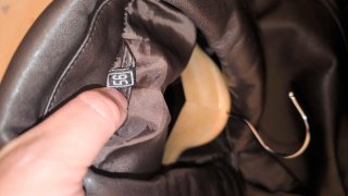 Chaqueta de Piel Negra Caballero