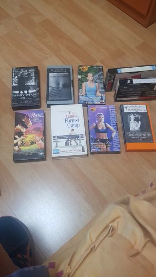 Lote 7 Cintas VHS: Drama, Familia, Fitness
