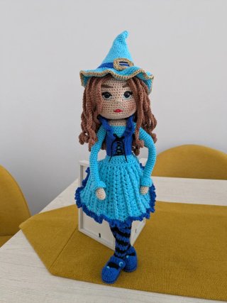 Brujita de Crochet, hilo de algodón